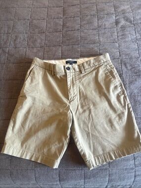 Banana Republic Tan Flat-Front Men's Shorts